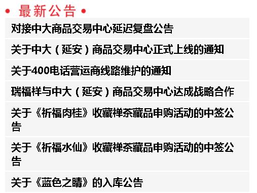 瑞福祥文交所与中大商品交易所“婚变” 中大否认双方合作关系