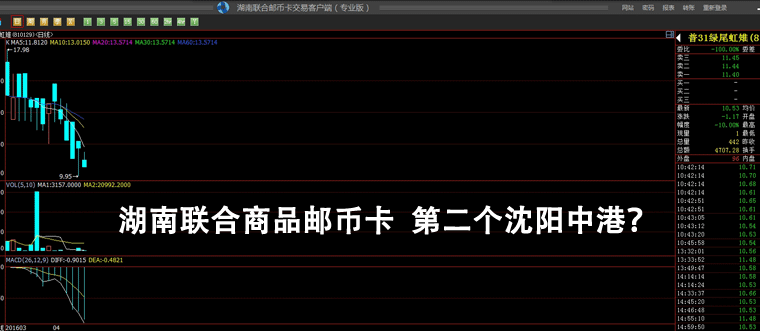 湖南联合商品邮币卡新品上市15天暴跌47% 被指“第二个中港”
